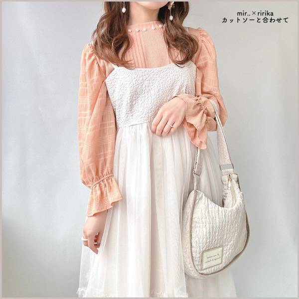 「一目惚れした」♡【しまむら】”チュールキャミワンピース”がスーパー可愛い！！