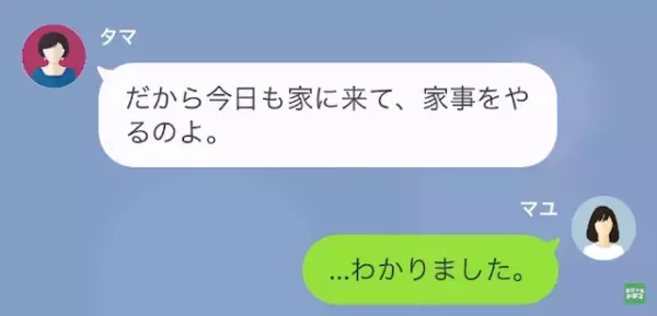義母「結婚したなら私の面倒も見なさい！」嫁「…はい」だが次の瞬間…→義母の【衝撃発言】に絶句！？