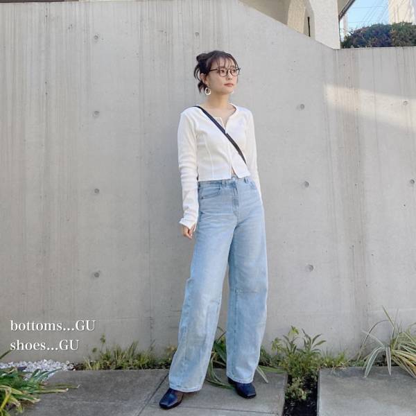 やっぱり「この色」が可愛いッ！【GU】春に着たい「ホワイト系アイテム」