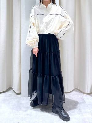 このバランスがいい♡ 今っぽ可愛い【ティアードスカート】着こなし術って？