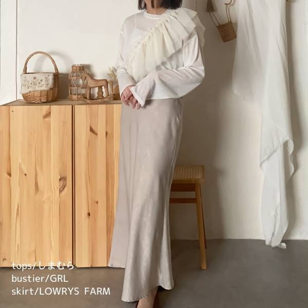 これ「めちゃくちゃ使える」！【しまむら】の身体のラインを拾わない”シアーT”が「推し」