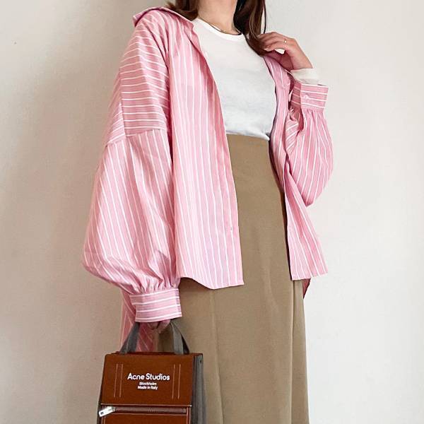 「シーズン感UP」！！【しまむら】の”ストライプシャツ”コーデ特集