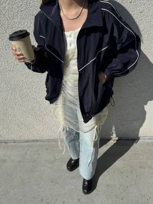 『一軍春アウター』見っけ！【FOREVER21】今っぽ可愛い♡「スポーティーブルゾン」