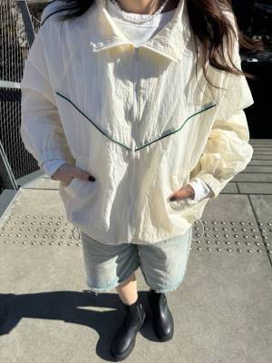 『一軍春アウター』見っけ！【FOREVER21】今っぽ可愛い♡「スポーティーブルゾン」