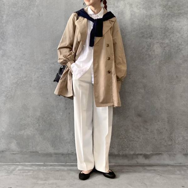 一気に春っぽ♡【ユニクロ】爽やか綺麗めコーデには「淡色パンツ」が最適！