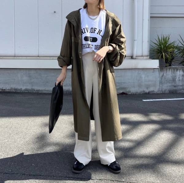 一気に春っぽ♡【ユニクロ】爽やか綺麗めコーデには「淡色パンツ」が最適！