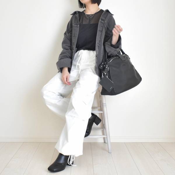 アウター迷ったらコレ♡【GU】大人カジュアルに重宝！「デニムジャケット」