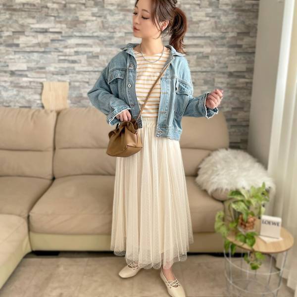 《存在感抜群♡》売り切れ前に急げッ！！【しまむら】主役級の可愛さ♡「チュールスカート」