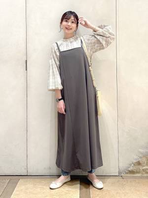 ぽわん袖にキュン♡【グローバルワーク】大人女子が着たい「春ブラウス」