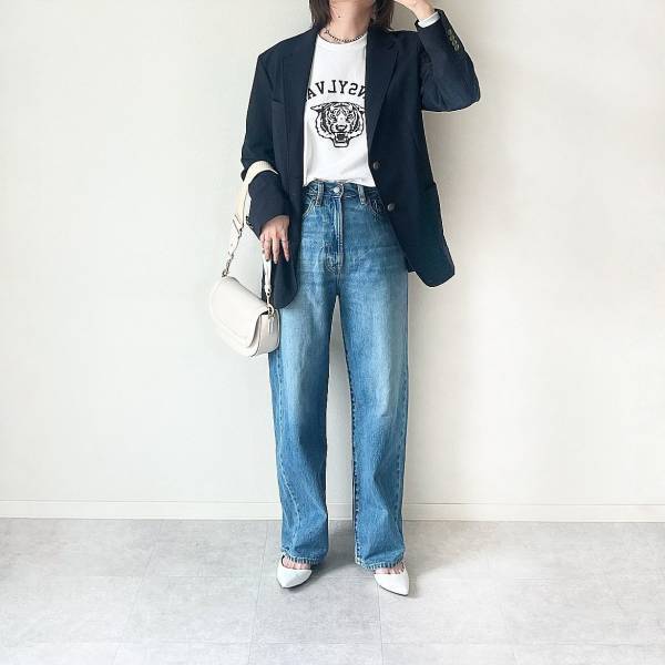 「高見えするからお気に入り」って！【ユニクロ】美シルエットに惚れる♡「大人ジャケット」