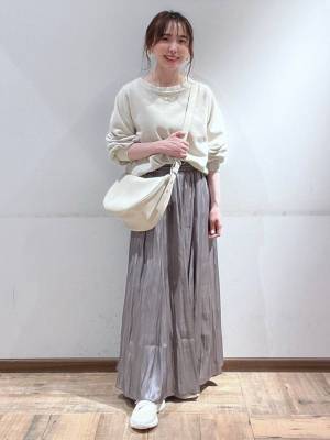 ロングシーズン活躍！【グローバルワーク】全方位モテ狙えそう♡「おしゃれスカート」