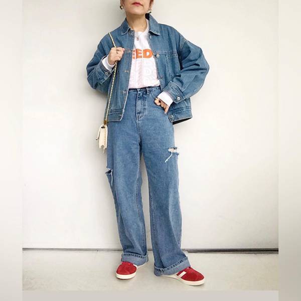 春の王道『デニムジャケット』のダサ見えを回避！【お手本コーデ】とは？