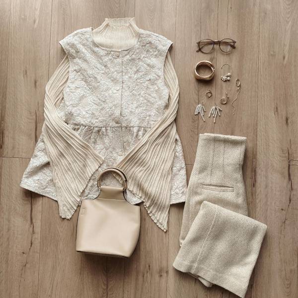 可愛さ異次元級♡【しまむら】大人上品に決まる！ SNSで話題の「ペプラムベスト」