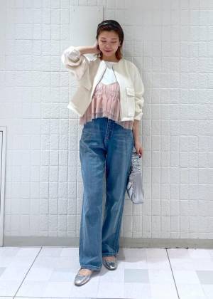 春モード全開♡【ロペピクニック】一点投入で大人っぽ可愛い！「チュールキャミ」