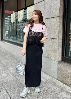 春モード全開♡【ロペピクニック】一点投入で大人っぽ可愛い！「チュールキャミ」