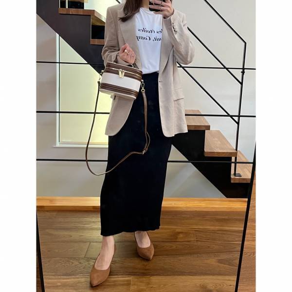 「シルエットがキレイ！」♡【coca】”リブスカート”が着回し力抜群！