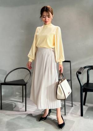 大人美人なシルエット♡【ロペピクニック】デートにも着て行きたい！「プリーツスカート」