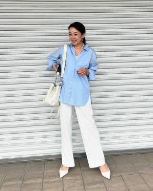 「キレイめコーデの救世主♡」【ユニクロ】春コーデにおすすめ！「タックワイドパンツ」