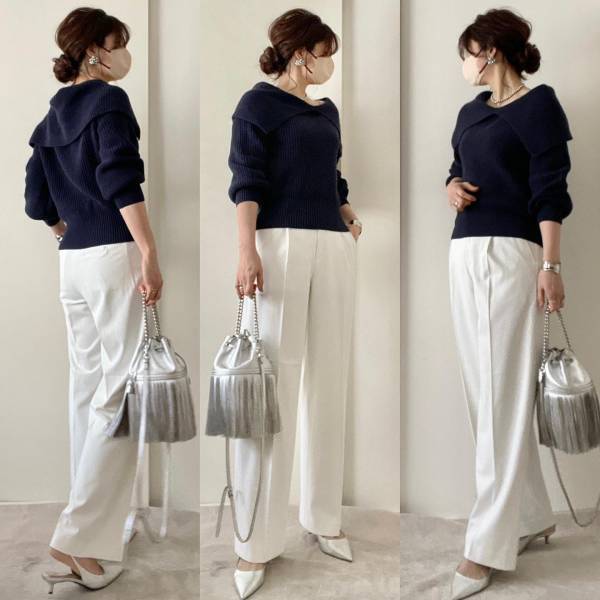 「キレイめコーデの救世主♡」【ユニクロ】春コーデにおすすめ！「タックワイドパンツ」