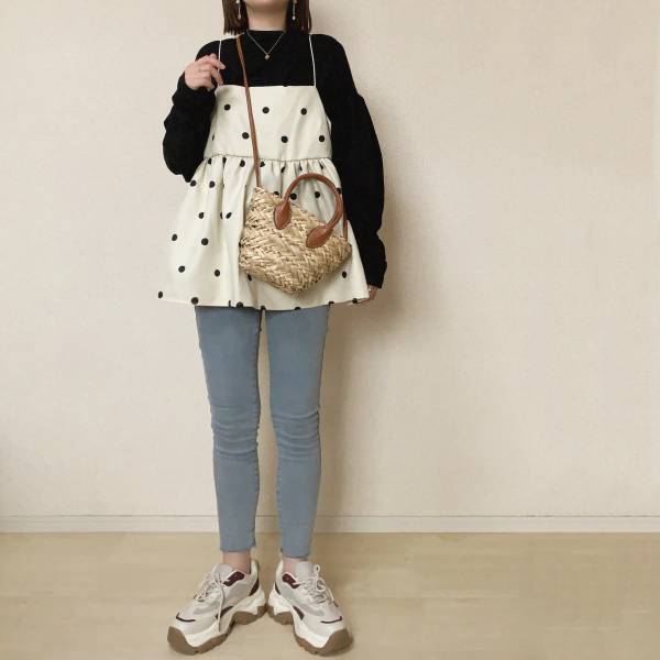 マンネリ打破…！春におすすめの「スキニー」で4コーデ