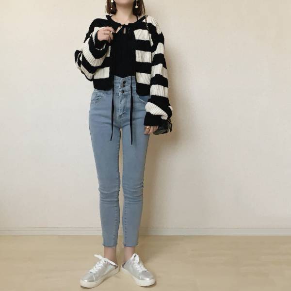 マンネリ打破…！春におすすめの「スキニー」で4コーデ