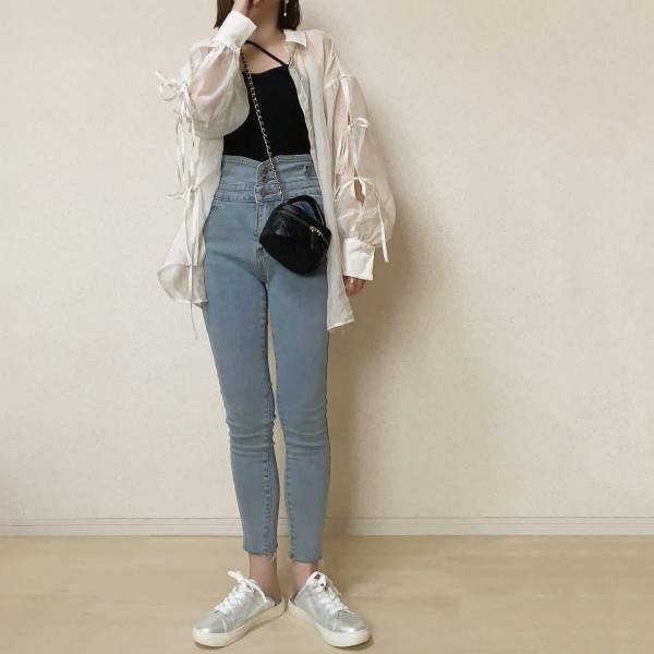 マンネリ打破…！春におすすめの「スキニー」で4コーデ