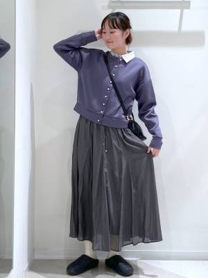 《こりゃ上品 ＆ 高見え♡》【グローバルワーク】歩くたび揺れる「フレアスカート」