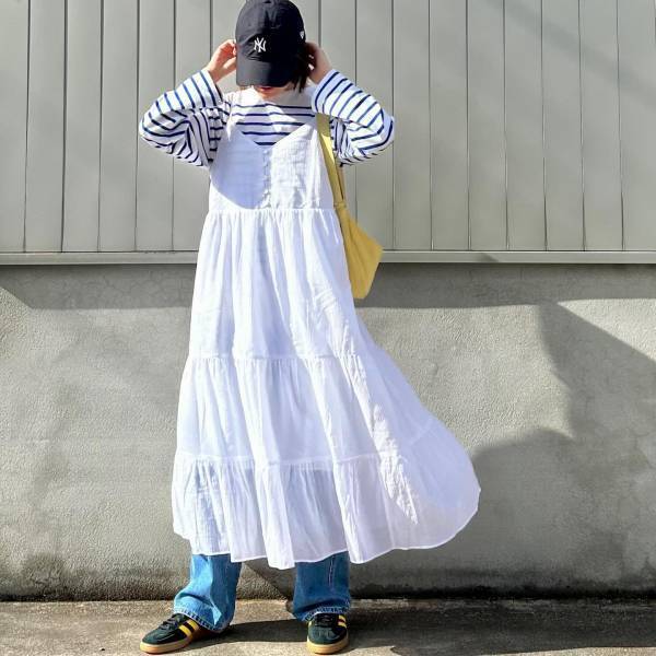 店舗ハシゴしても買いたい！【ユニクロ】着回し力抜群っ♡ 大人っぽ「キャミワンピ」