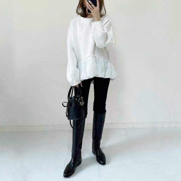 ふんわり感が華やか♡【バルーンシルエット】でトレンドコーデに！