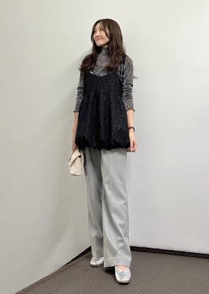 ふんわり感が華やか♡【バルーンシルエット】でトレンドコーデに！