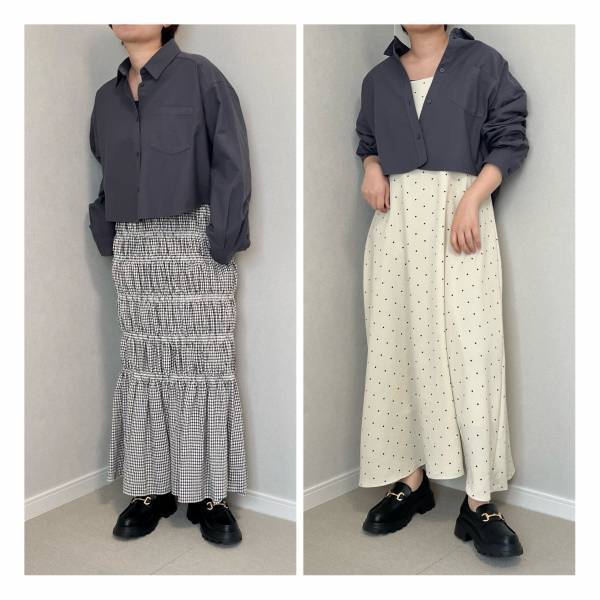 定番をアップデート！買い替えにもおすすめで大人も着やすい【GU】”ショート丈シャツ”特集