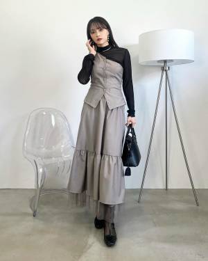 持っておいて損ないかも！ 着るだけで簡単にサマ見え♡【セットアップコーデ】