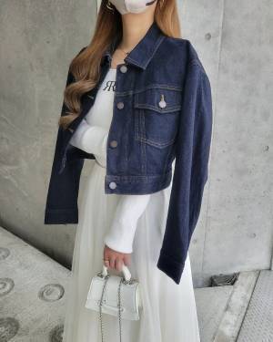 【GU】の本気を見た、、、！ ド定番なのにやっぱり可愛い♡「デニムジャケット」