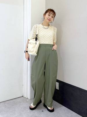 やっぱ春も『カーキ』が優勝でしょ♡ 一軍に決定！【最旬パンツ】