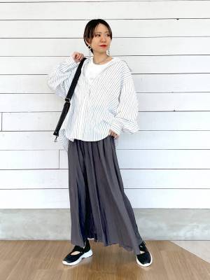 今年もキターーッ！！【グローバルワーク】スカート感覚で穿ける♡「大人気ワイドパンツ」