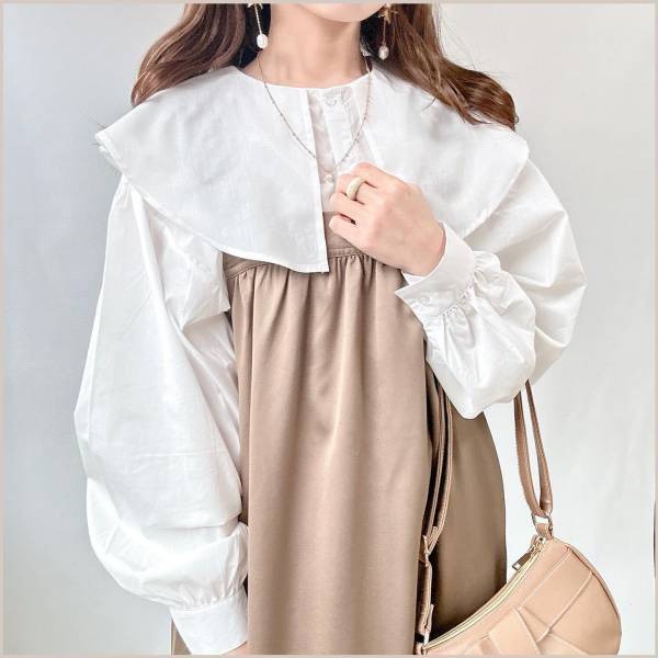 しまパトで探したい！【しまむら】淡色にキュン♡「激かわブラウス」