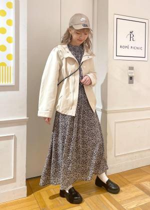 ＜今日なに着る？ → 解決！＞【ロペピクニック】コーデの主役になる♡「花柄ワンピ」