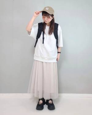 こりゃ大当たりでしょ！！【GU】文句ナシに可愛い♡「春スカート」