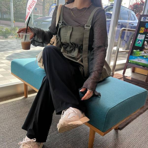 えっ、これ全部【しまむら】なの？！ 重ね着コーデに大活躍♡「最旬ビスチェ」