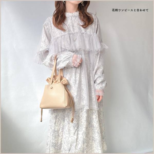 『着回し力抜群！』って♡【しまむら】たまらなく可愛い！「チュールTシャツ」