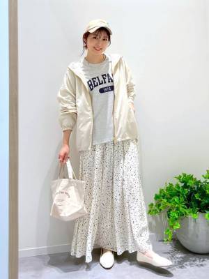 着こなし真似させてぇーッ！！【グローバルワーク】おしゃれスタッフの「ロゴTコーデ」