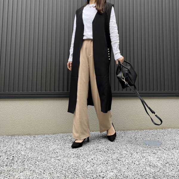 パール付きが可愛すぎる♡【ZOZOTOWNでも購入できる】”ジレ”コーデ特集