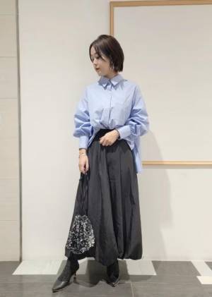 ふわっとシルエットにきゅん♡【バルーンスカート】を使った「今っぽコーデ術」