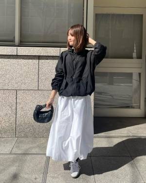 ふわっとシルエットにきゅん♡【バルーンスカート】を使った「今っぽコーデ術」