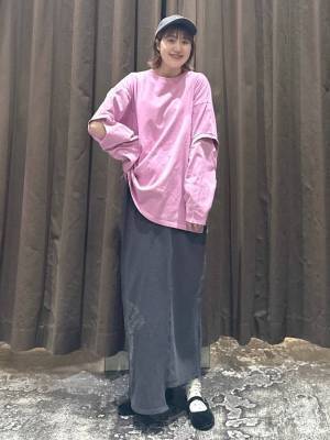 迷わず買うべしッ！ 1枚あると大活躍♡【ロングTシャツ】