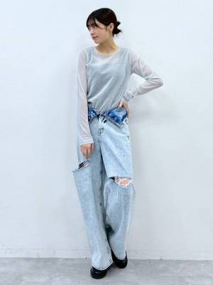 迷わず買うべしッ！ 1枚あると大活躍♡【ロングTシャツ】