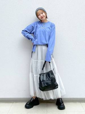 迷わず買うべしッ！ 1枚あると大活躍♡【ロングTシャツ】