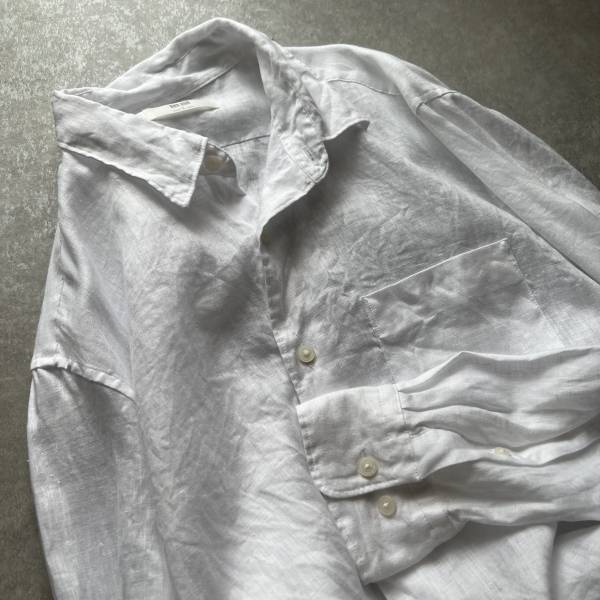 即、こなれ感。【ユニクロ】の肌あたりがいい「リネンシャツ」着こなし術