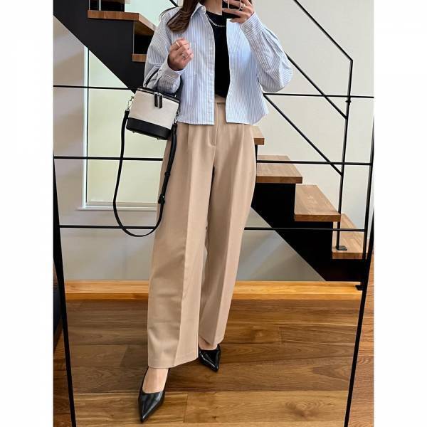 トレンド最前線♡【GU】一点投入で即サマ見え！「ショート丈シャツ」