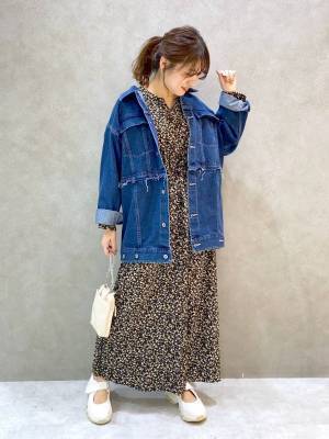 着回し力高っ！【グローバルワーク】羽織りとしても使える♡「さらさらワンピース」